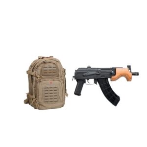 MICRO DRACO 7.62X39 TAN PKG TAN AWS BACKPACK | 4 MAGAZINES 7.62 x 39mm